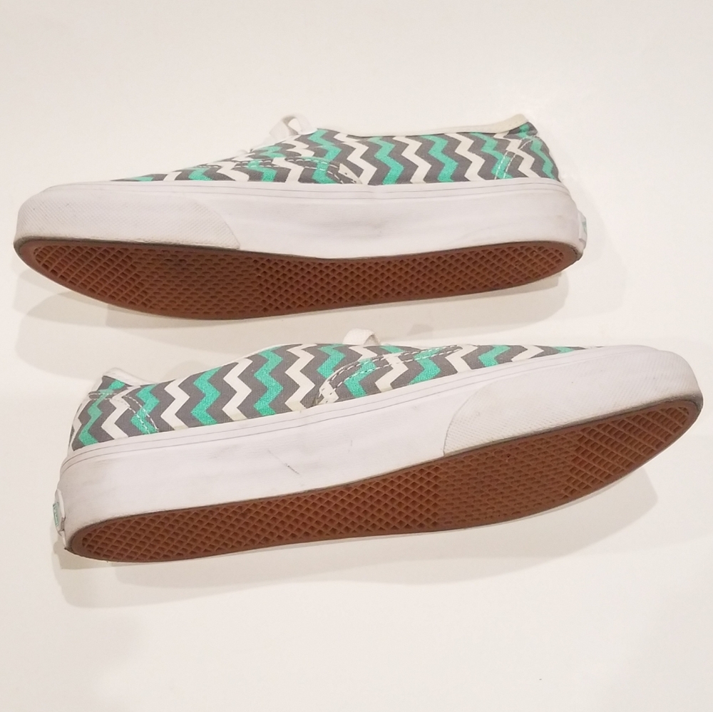 Vans Authentic Gore Skyway ZigZag Turquoise Mens 5 - Picture 4 of 12